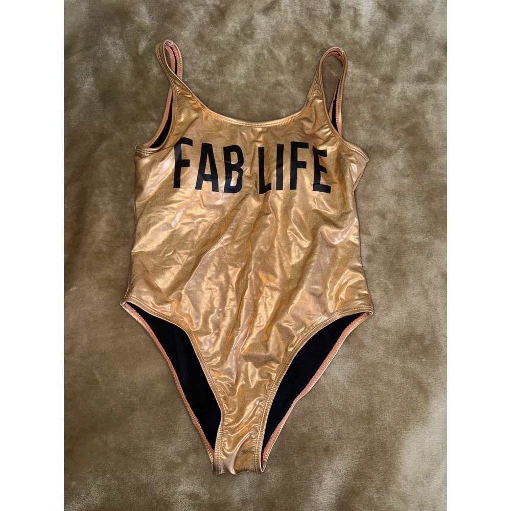 Ingear 1 Piece Swim Suit Size M Rose Gold Fab Life